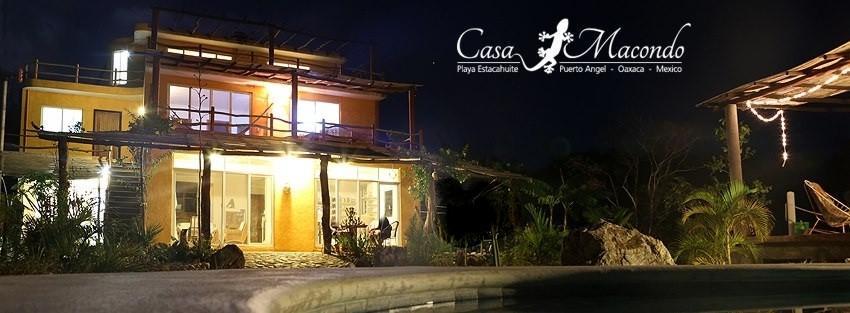 Casa Macondo Puerto Ángel Esterno foto